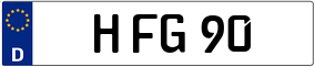 Truck License Plate